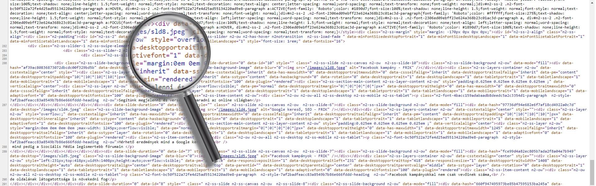 FRIK - Honlap, Web audit